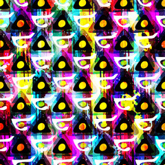 abstract color pattern in graffiti style quality illustration for your design