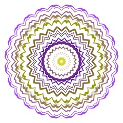 Ornamental circle pattern. Hand draw Mandala. Vintage decorative elements. vector illustration. Anti-stress therapy pattern