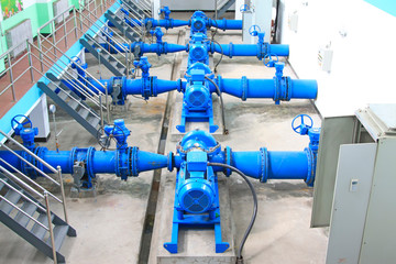 Water supply pump station of mechanical equipment