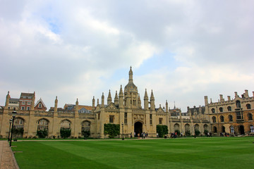 Fototapeta na wymiar Cambridge building scenery, England