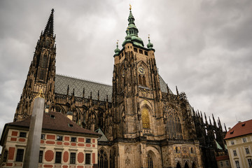 Veitsdom auf der Prager Burg in Tschechien