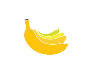 Banana logo vector illustration