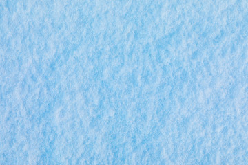 Snow and ice crystal background or texture of Russian park of forest. The white snow surface of the drift