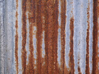 rusty metal wall background