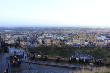 Obraz premium city building scenery, Edinburgh, UK.