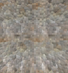 Shades of Brown geometric block 3D gradient pattern