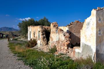 Broken old stone house.