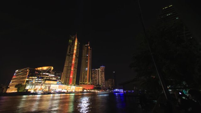 Night Time-lapse : ICONSIAM, BANGKOK, THAILAND