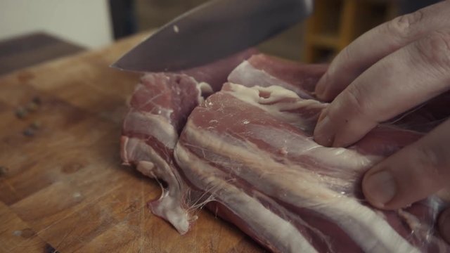 Piece of raw fresh steak