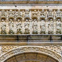 Obraz premium Architecture detail in Santiago de Compostela, Spain