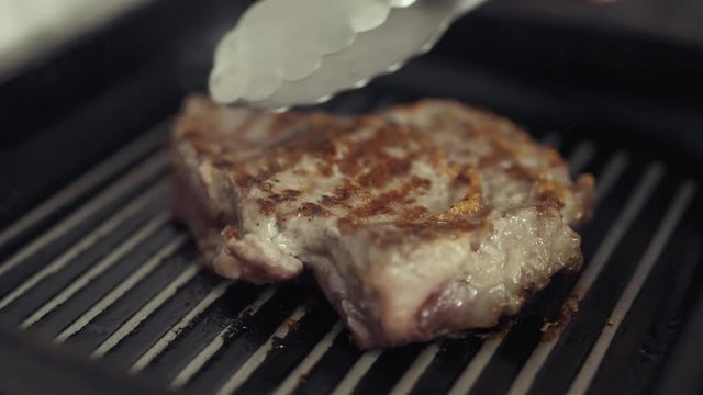 Piece of raw fresh steak