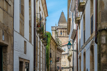 Fototapeta na wymiar Architecture in Santiago de Compostela, Spain