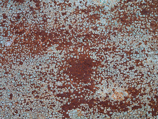 abstract background of old painted iron