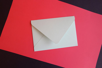 Envelope color paper background