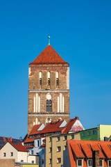 Fototapeta na wymiar Blick auf die Östliche Altstadt von Rostock