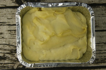 Purée de panais dans une barquette