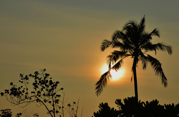 Amazing sunset at The Maldives