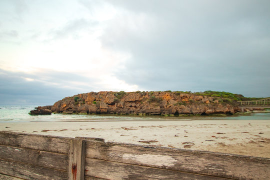 Warrnambool Beach On A Cloudy