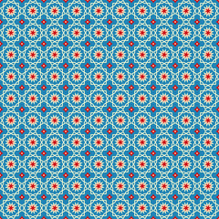Seamless geometric repeat pattern