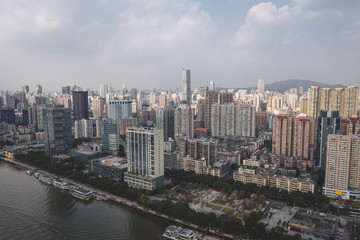 cityscape in the guangzhou china