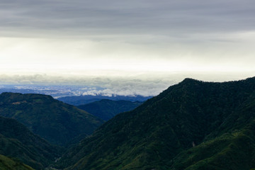 Beautiful nature and high mountains
