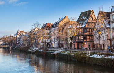 Straßburg im Winter
