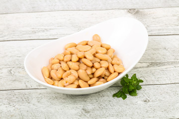 Baked white bean