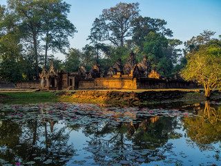 Fototapeta na wymiar Kambodscha - Angkor - Banteay Srei Tempel