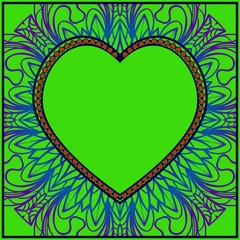 Lacy Hearts With Floral Openwork Pattern. Template For Layouts Wedding Cards, Interior, Or Printing. Vector Illustration.