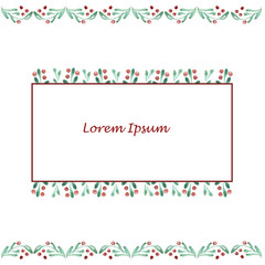 Hand drawn wotercolor floral frame isolated on white background, for design, cards and background.