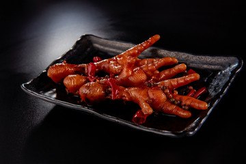 Chinese food, spicy chicken feet