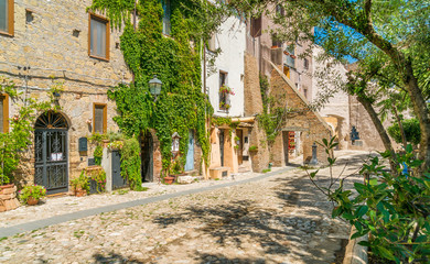 Fototapeta na wymiar Scenic sight in Capena, picturesque village in the Province of Rome, Lazio, Italy.