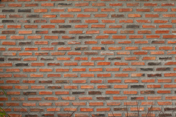 Close Up of Brick Wall Rust abstract background, Vintage style