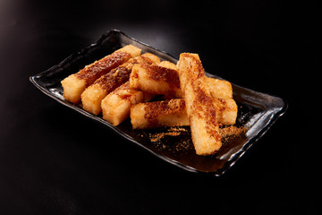 Chinese local cuisine, fried rice cake