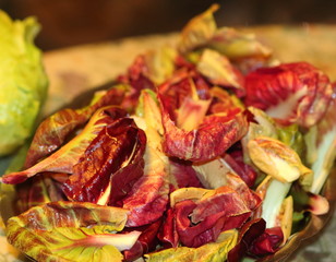 red salad both raw and cooked