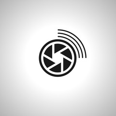 Broadcast Camera vector Icon