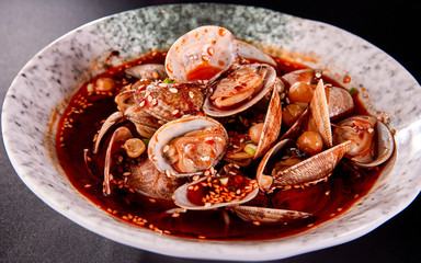 Chinese Sichuan gourmet spicy shell