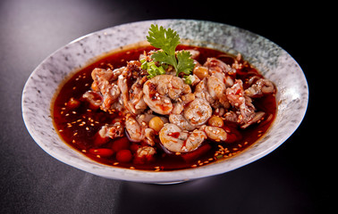 Chinese food, spicy bullfrog