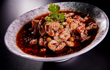 Chinese food, spicy bullfrog