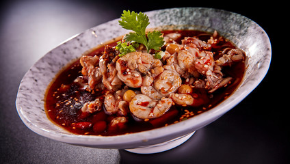 Chinese food, spicy bullfrog