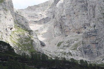 Fototapeta na wymiar Italy, dolomiti, trentino, alpi - glacier in mountains