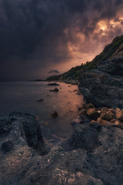 Thunderstorm over Elba