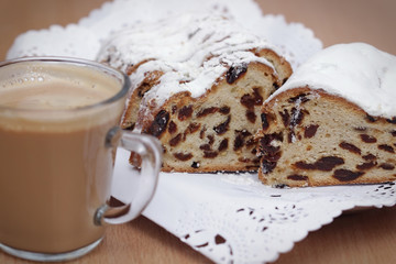 Christmas pudding cake