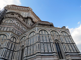 Europe, Italy,Tuscany, Florence,cathedral of  Santa Maria del Fiore lined with polychrome marble ...