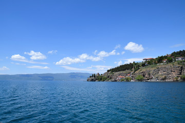 Church of St. John at Kaneo near Ohrid lake. Ohrid, Macedonia.