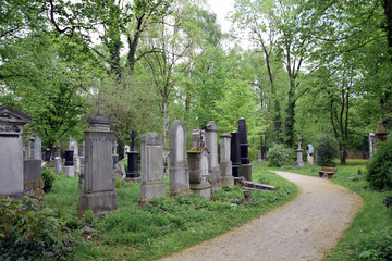 Old South Cemetery (Alter Sudfriedhof). Munich, German.