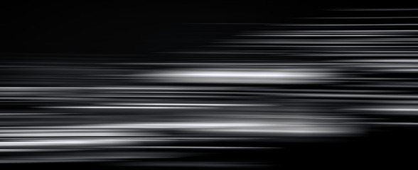 Abstract light trails in the dark, motion blur effect - obrazy, fototapety, plakaty