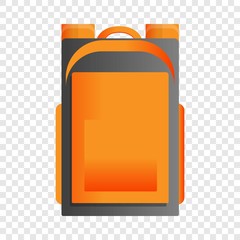 Hiking backpack icon. Cartoon of hiking backpack vector icon for web design for web design