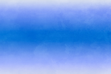 Colorful watercolor ombre leaks and splashes texture on white watercolor paper background. Natural organic shapes and design.