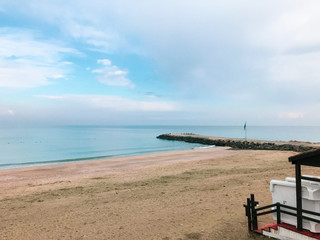 Vacation And Tourism Concept. Paradise Beach.